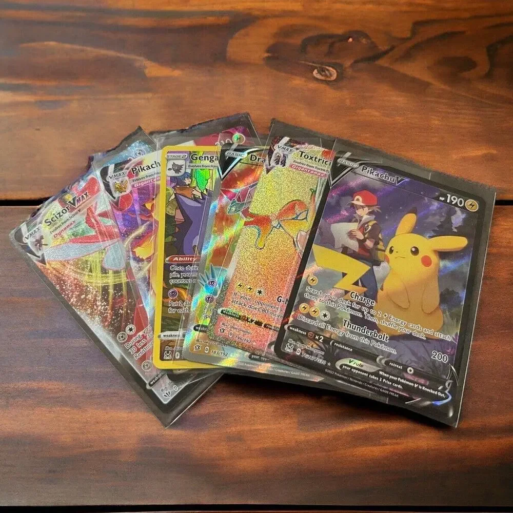 Pokémon Elite Mystery Mix: 1 Holo, Full Art, V, VMAX, Trainer - Power Unveiled